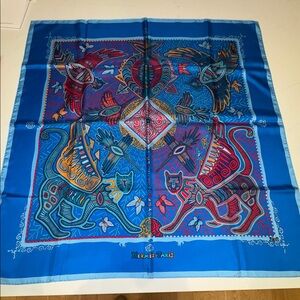 Hermes Silk Scarf